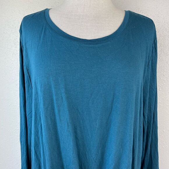 NWT Style & Co Knot Top Long Sleeve Shirt Size XXL - Picture 2 of 7